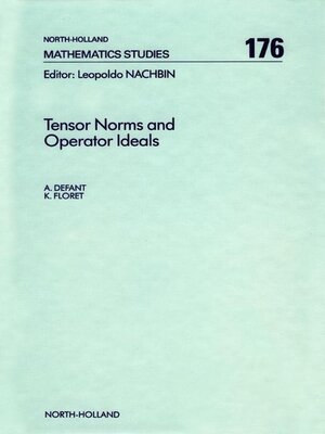 cover image of Tensor Norms and Operator Ideals